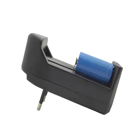 PowerFox plug-in charger with EU plug for 18650 and 16340 batteries