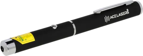 Green laser pen AG-1 seen from the side