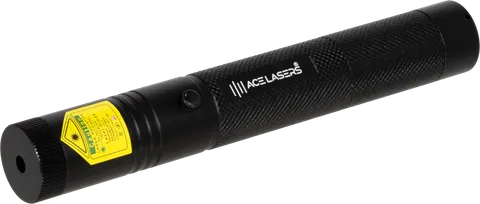 Green laser pointer AGP-3 Pro seen from the side