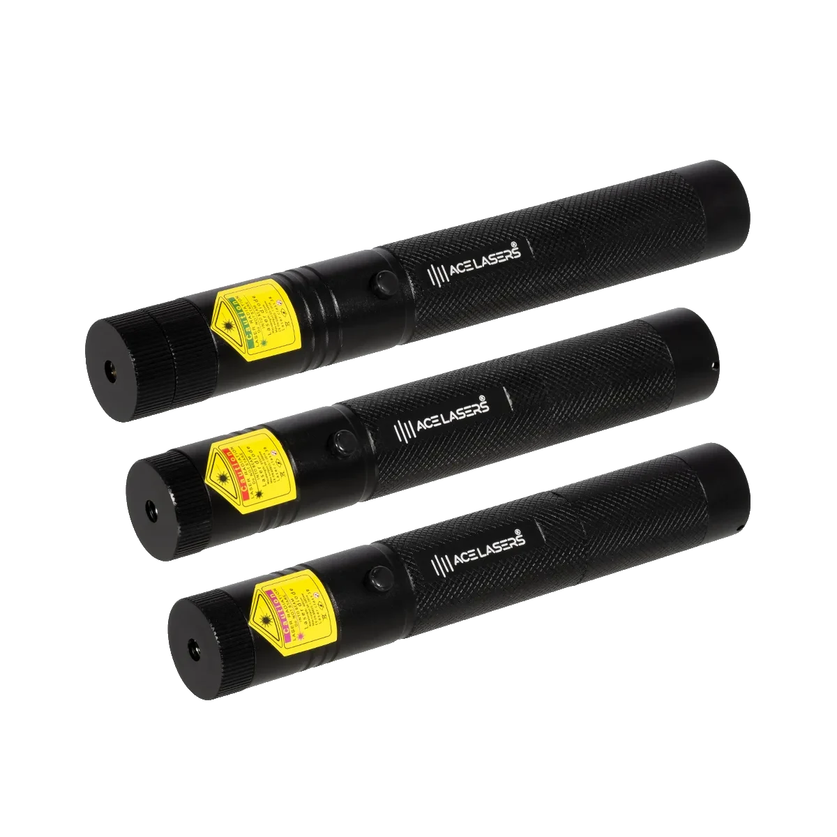 ACE Lasers Pro set of three high power laser pointers in green, red and violet