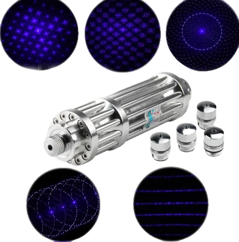 Violet laser VEX-1000 Pro with the projected star and pattern effects